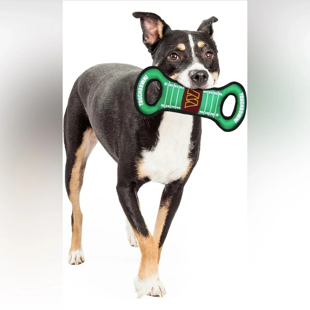 Pets First NFL Washington Commanders Football Field Dog Toy. NWT - Picture 5 of 7
